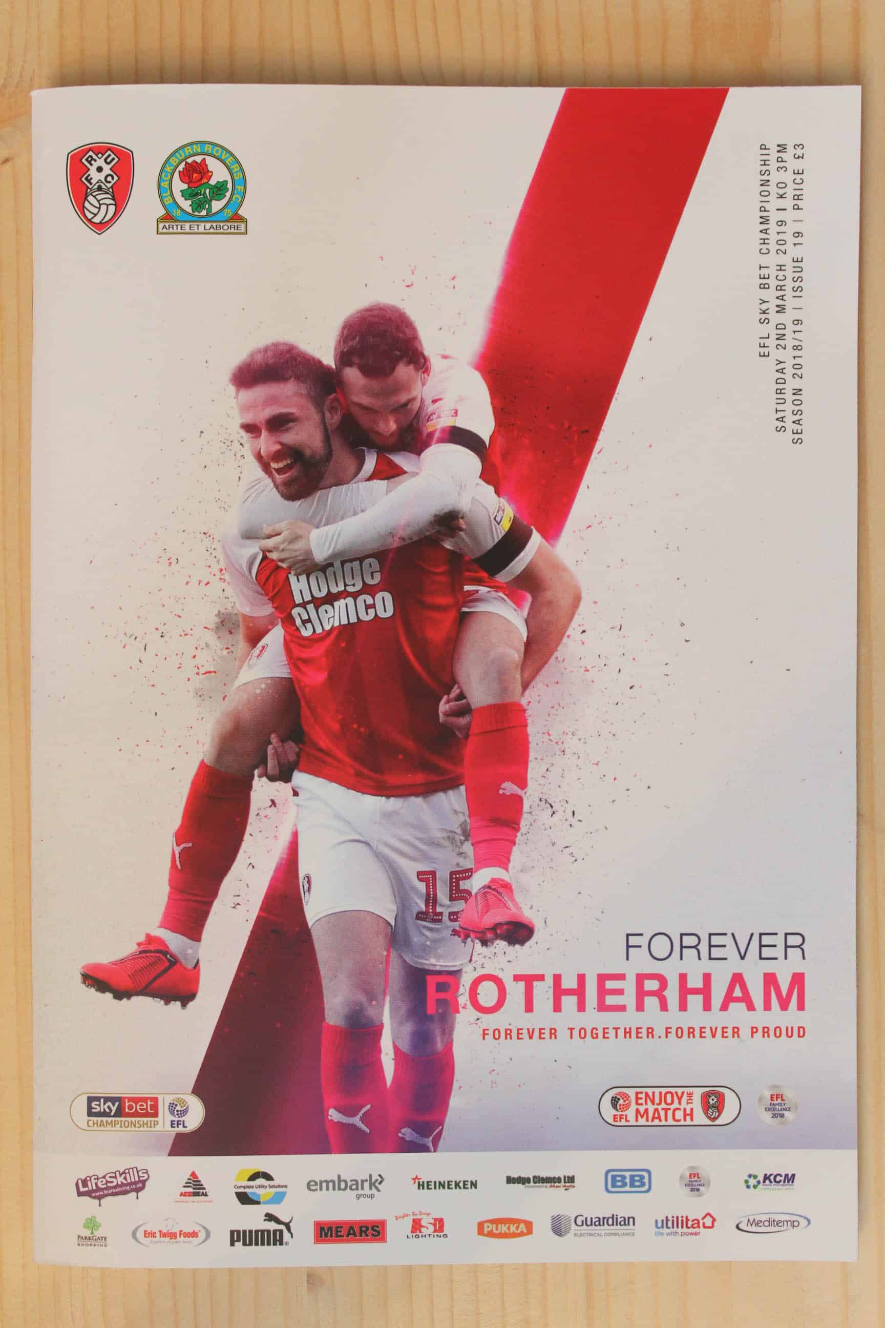 Rotherham United FC v Blackburn Rovers FC